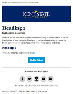 Kent State Email Screenshot